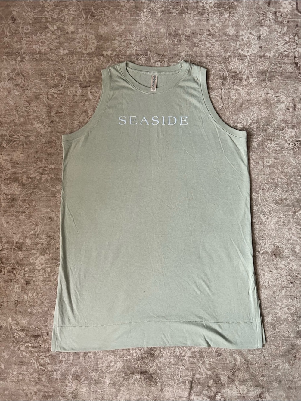 Seaside Tank Dress XL in Sage Green